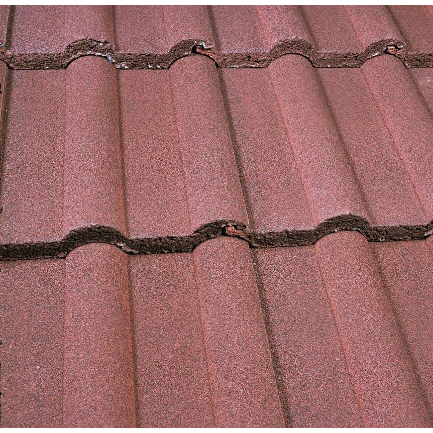 Marley Double Roman Roof Tile - Dark Red (Pallet of 192 tiles)