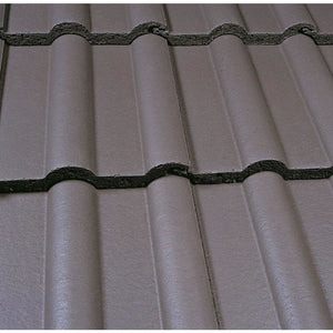 Marley Double Roman Roof Tile - Smooth Grey