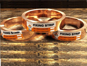 Copper Fixing Strip for Lead (50mm x 20m Roll)