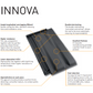 Innova Clay Interlocking Low Pitch Roof Tile 10° - Brown
