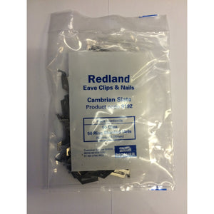 Redland Cambrian Eave Clips & Nails (pack of 50)