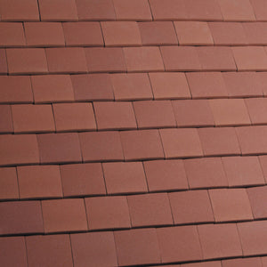 Marley Acme Single Camber Plain Roof Tile - Red Sandfaced