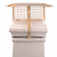 Brewer Square Birdguard Metal Chimney Cowl - Gas