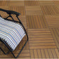 Castle Composites Quick Deck Decking Tile - Teak (300 x 300mm)