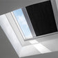 VELUX FMK Electric Light Dimming Energy Pleated Blinds