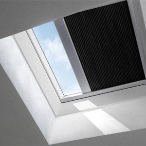 VELUX FMK Electric Light Dimming Energy Pleated Blinds