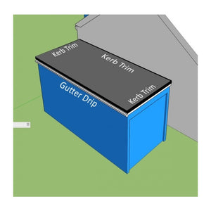 ClassicBond® EPDM Garage Rubber Roof Kit - (CUT TO SIZE)