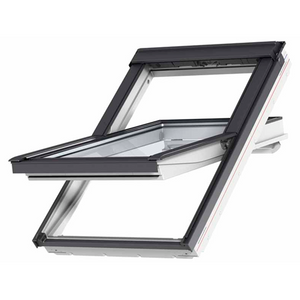 VELUX GGU MK04 0069 Solar UV Heat Protection Glazing White Polyurethane Centre-Pivot Window (78 x 98 cm)