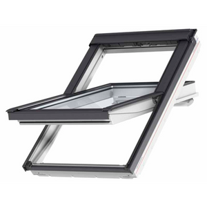 VELUX GGL CK06 2069 Solar UV Heat Protection Glazing White Painted Centre-Pivot Window (55 x 118 cm)