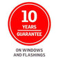 VELUX CVP 100100 S00D Opaque Manual Opening Flat Roof Window (100 x 100 cm)