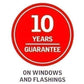 VELUX GGL UK08 206721U Triple Glazed High Energy Efficiency White Painted INTEGRA® Electric Window (134 x 140 cm)