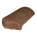 Redland Concrete Third Round Block End Hip 18 - Hedgerow Brown