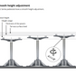 Castle Composites A1 Fire Rated ALU Adjustable Pedestals