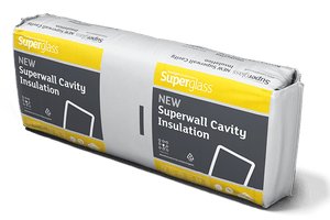 Superglass Superwall 36 Cavity Wall Insulation Batt - 125mm (3.28 m2 per pack)
