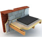Warmline PIR Insulated Decking Board - 146mm (140mm + 6mm ply)