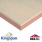 Kingspan Kooltherm K118 Insulated Plasterboard - 2400mm x 1200mm x 62.5mm (pack of 12 sheets 34.56m2)