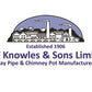 W T Knowles Red Clay Roll Top Chimney Pot - 375mm