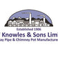 W T Knowles Red Clay Roll Top Chimney Pot - 750mm