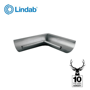 Lindab Majestic Galvanised Steel Internal 90° Gutter Angle
