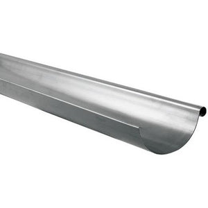 Lindab Majestic Galvanised Steel Half Round Gutter - 3m x 100mm