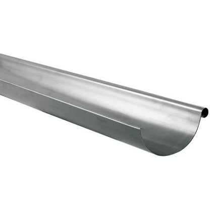 Lindab Majestic Galvanised Steel Half Round Gutter - 3m x 100mm