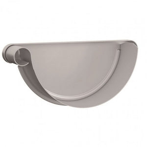 Lindab Majestic Galvanised Steel Left Hand Stop End for 190mm