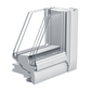 VELUX GGU MK08 008230 Solar White PU Passive House Roof Window (78 x 140 cm)