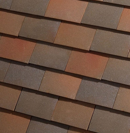 Dreadnought Clay Plain Roof Tiles - Collingwood Blend (sandfaced)