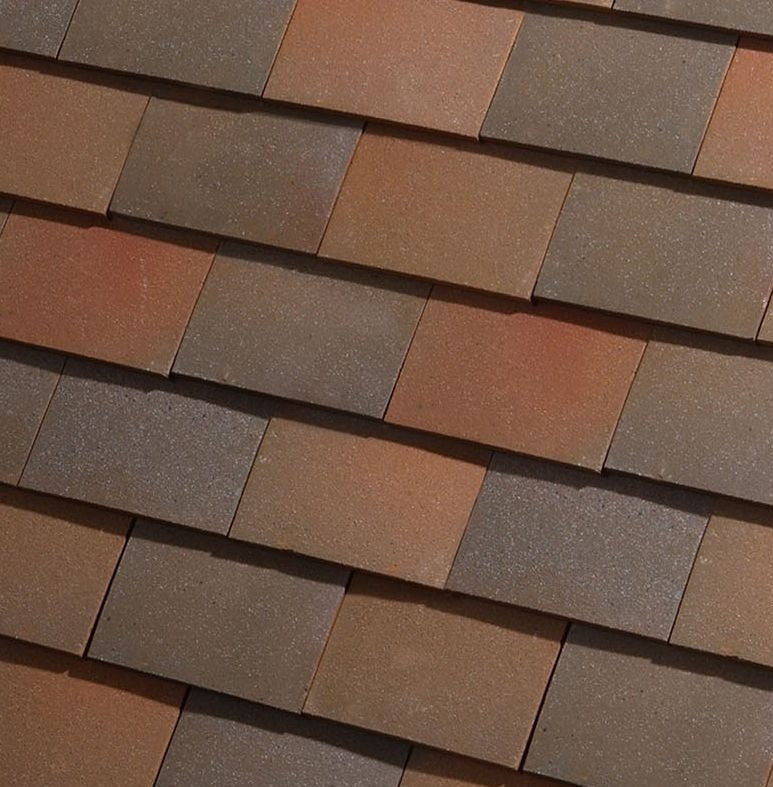 Dreadnought Clay Plain Roof Tiles - Collingwood Blend (smoothfaced)