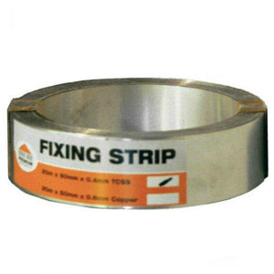 Stainless Steel Fixing Strip for Lead (50mm x 20m Roll)