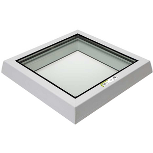 RAYLUX Flat Glass Top Cover to Fit Builders Upstand - White