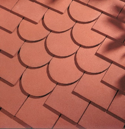 Dreadnought Clay Plain Roof Tiles - Red (sandfaced)