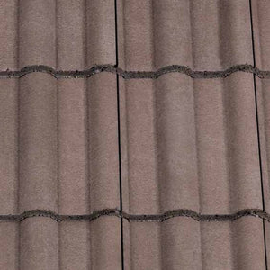 Redland 50 Double Roman Roof Tile - Tudor Brown