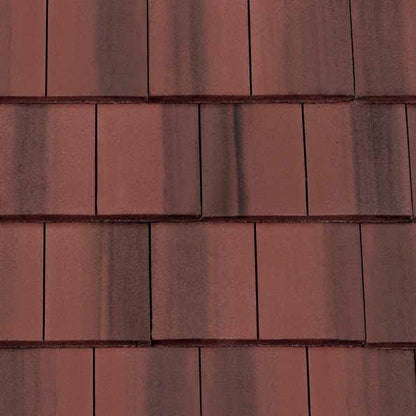 Redland Duoplain Roof Tile - Rustic Red