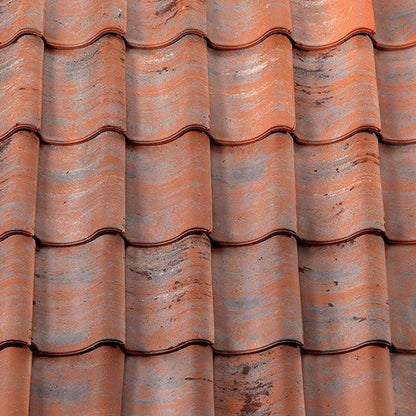 Redland Old Hollow Clay Pantile - Vintage Red