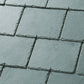 Lovat SS03F First Quality Natural Brazilian Roof Slate Pre Holed - Grey / Green 500mm x 250mm