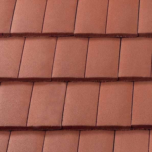 Redland Duoplain Roof Tile - Tuscan Red