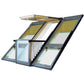 VELUX GDL SK19 SK0W323 White Painted Triple Cabrio® Roof Balcony for Tiles (362 x 252 cm)