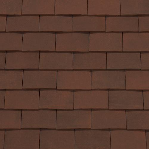 Sandtoft Barrow Handcrafted Plain Tile - Dark Rusper