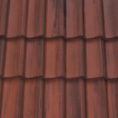 Sandtoft Concrete Double Pantile - Rustic (smoothfaced)