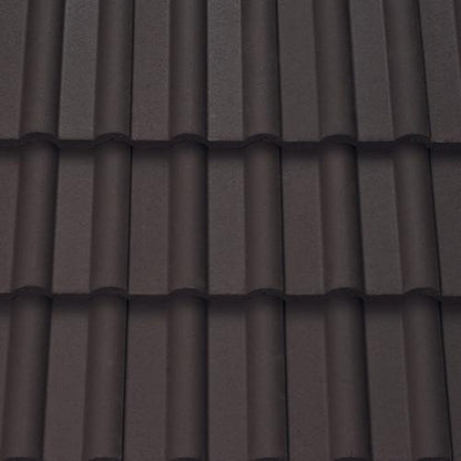 Sandtoft Concrete Double Roman Roof Tile - Brown (smoothfaced)