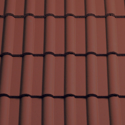 Sandtoft Concrete Double Roman Roof Tile - Terracotta Red (smoothfaced)