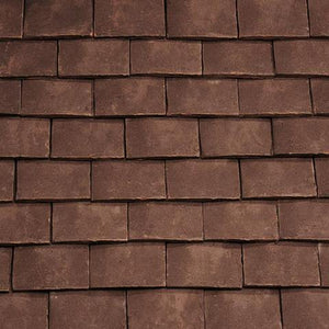 Sandtoft Goxhill Handmade Clay Plain Roof Tile - Dark Chestnut