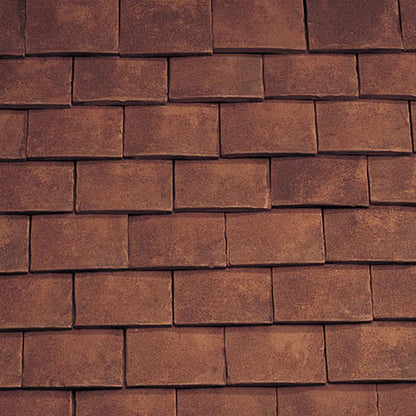 Sandtoft Goxhill Handmade Clay Plain Roof Tile - Dark Red