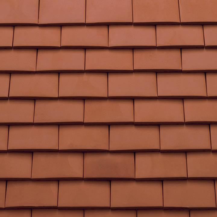Sandtoft Humber Clay Plain Tile - Natural Red