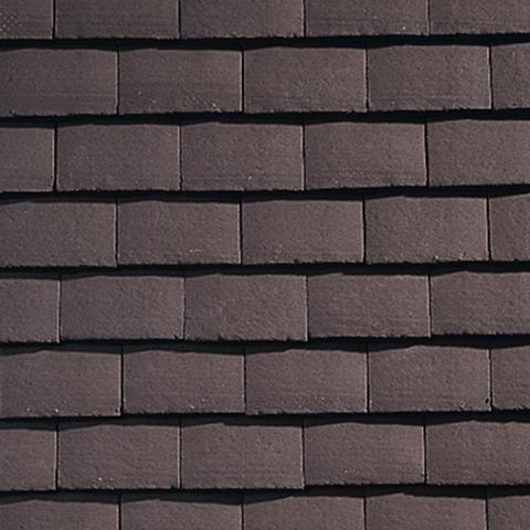 Sandtoft Concrete Plain Roof Tile - Brown (smoothfaced)