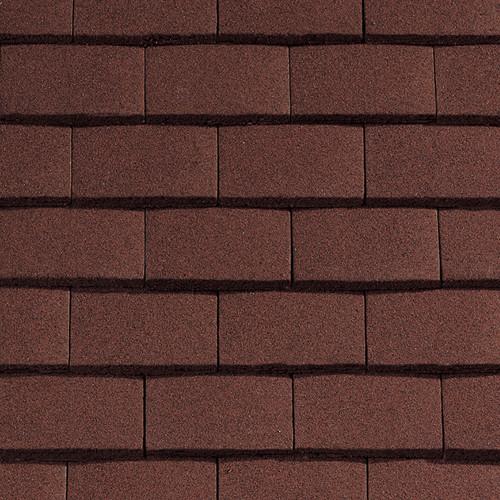 Sandtoft Concrete Plain Roof Tile - Mottled Red (sandfaced)