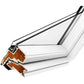 VELUX GGU FK08 0070 White Maintenance Free Centre-Pivot Roof Window (66 x 140 cm)