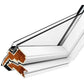 VELUX GGU MK04 007030 White Polyurethane INTEGRA® SOLAR Window (78 x 98 cm)