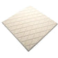 Castle Composites Diamond Cut Promenade Tiles 297 x 297 x 12mm (All Colours) White Diamond Cut